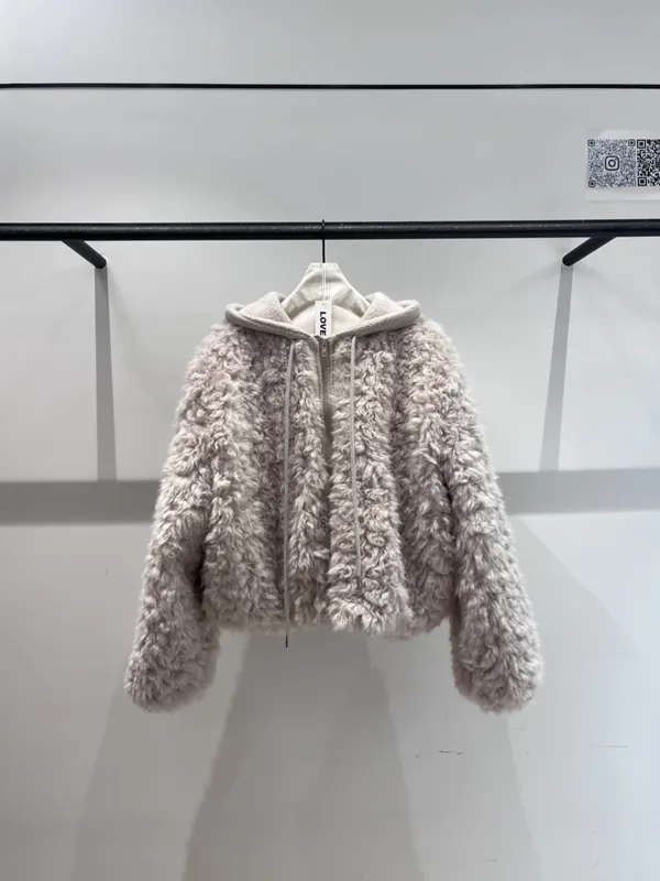 Soft Plush Coat, Warm and Stylish