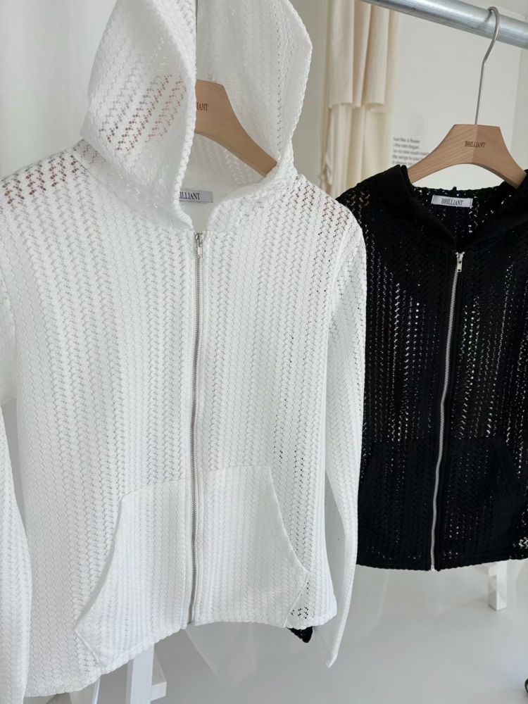 Breathable Mesh Hooded Jacket, Fashionable Casual Style