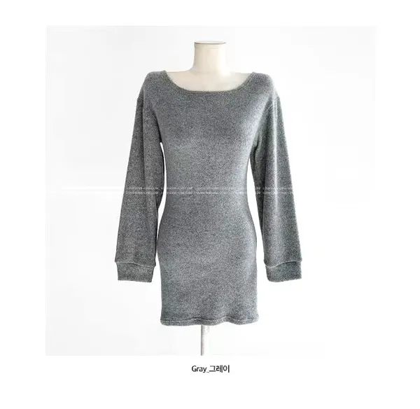 Elegant Gray Dress - Comfortable and Stylish