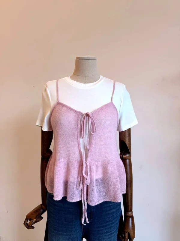 Soft Pink Camisole, Fashionable and Versatile