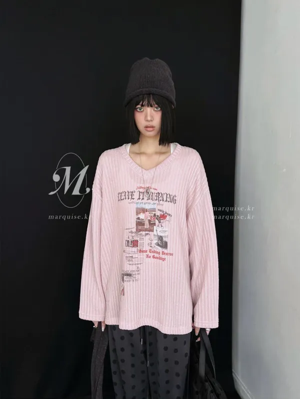 Loose Casual Printed T-Shirt - Comfortable and Versatile