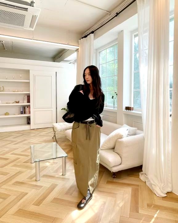 우아한 여성용 롱 스커트 - 가볍고 편안하며 완벽한 조화