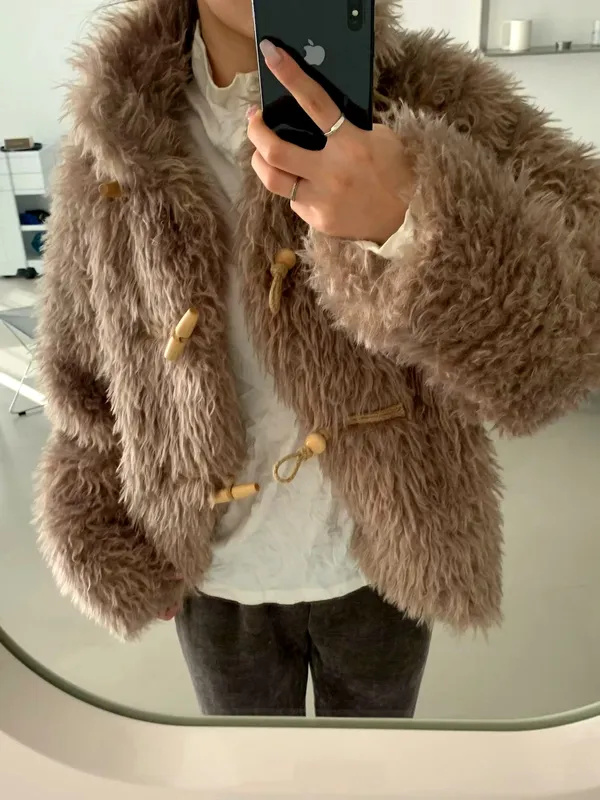 Stylish Plush Jacket for Women