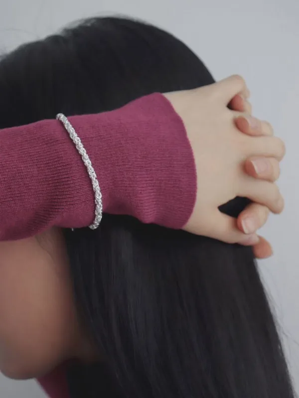 Elegant Silver Bracelet, Shine Every Day