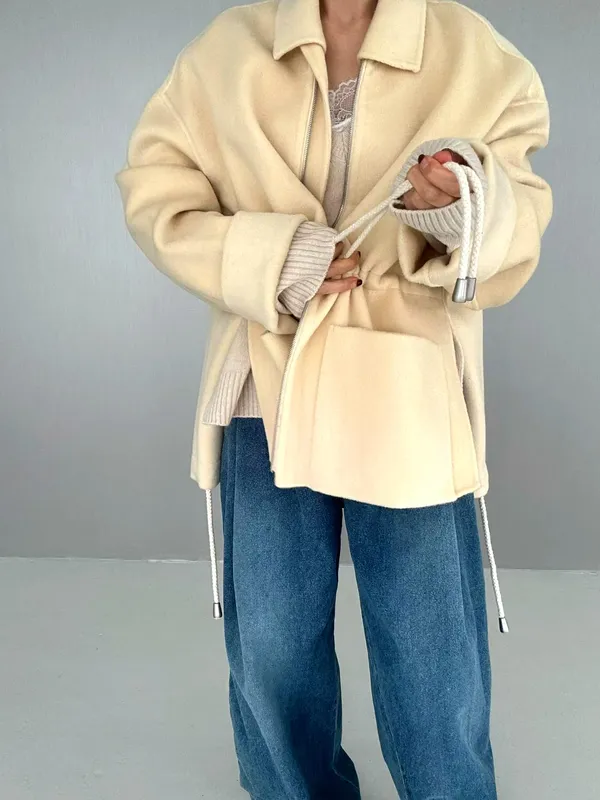 時尚簡約女裝外套夾克，舒適保暖