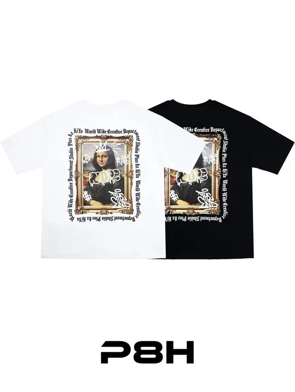 Unique Graffiti Style Short Sleeve T-Shirt