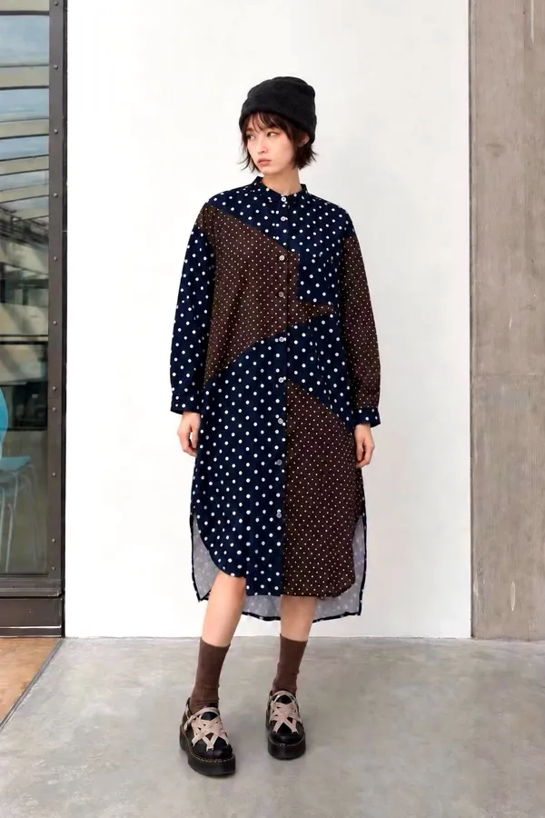 Stylish Polka Dot Dress for Women - Elegant and Perfect for Spring and Summer