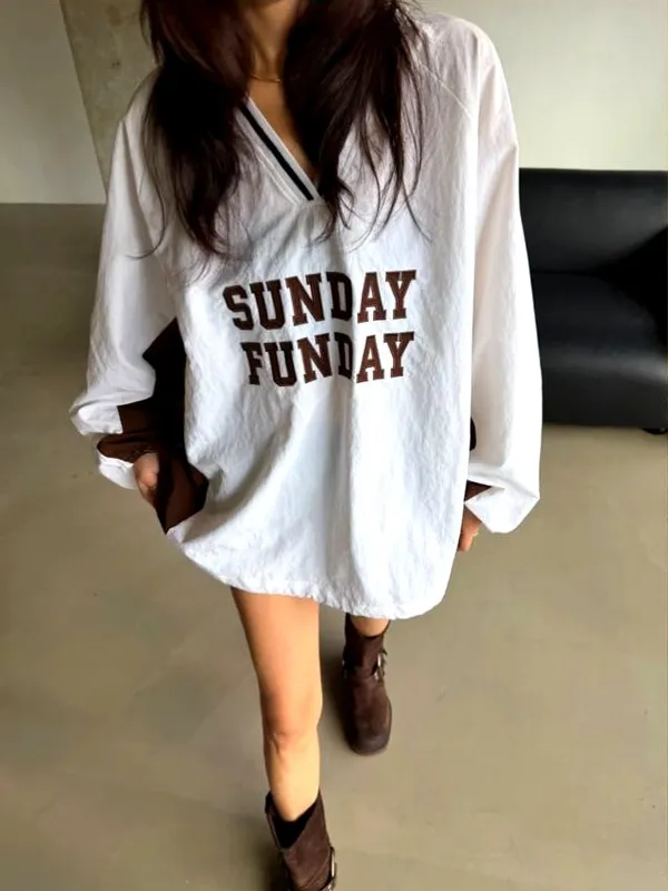 Casual Letter Print T-Shirt, Comfortable and Versatile