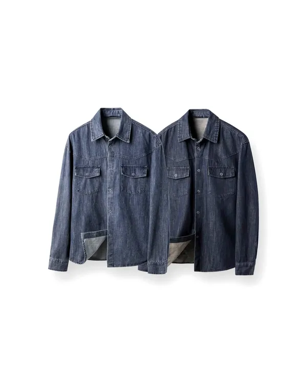 Classic Men's Denim Jacket - Stylish and Versatile, Comfortable and Breathable