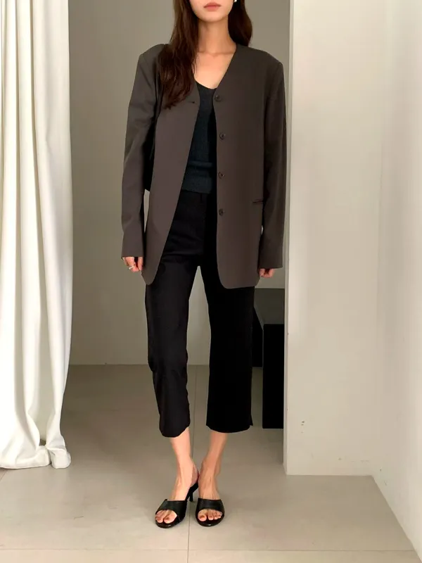 Stylish Minimalist Women's Jacket, Elegant Charm