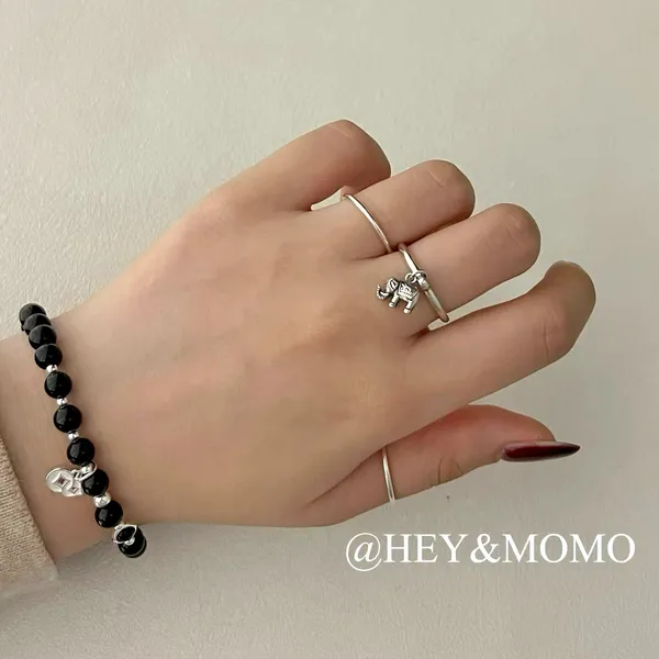 Stylish and Adorable Elephant Accessory Bracelet Ring
