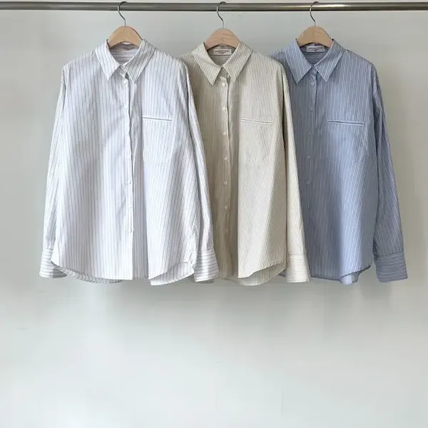 Classic Striped Shirt - Comfortable, Breathable, and Fashionable