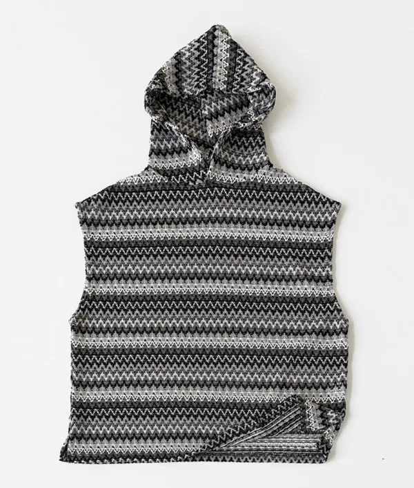 Stylish Striped Sleeveless Hoodie, Perfect for Casual Wear