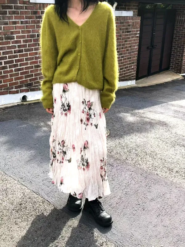 Fresh Floral Women's Dress, Elegant and Flowing
