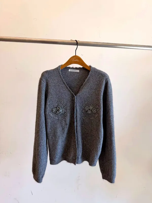 Elegant Embroidered Cardigan for Women