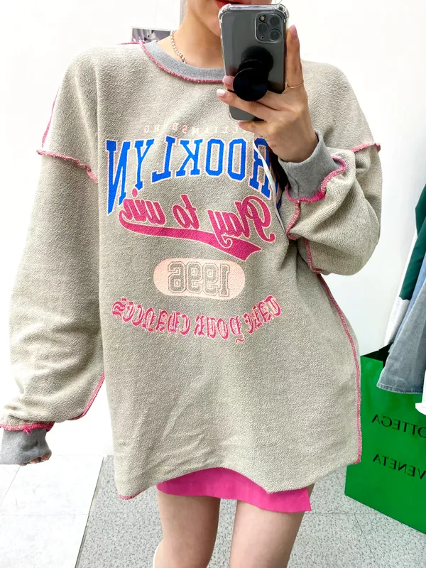 Fashionable Casual Women's Top, Comfortable Loose Design for Spring and Autumn