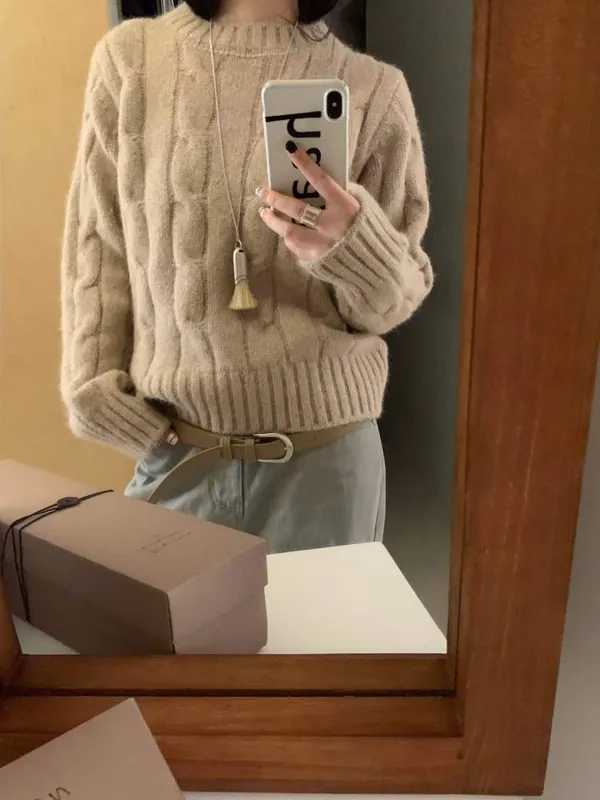 Cozy and Warm Knitted Sweater