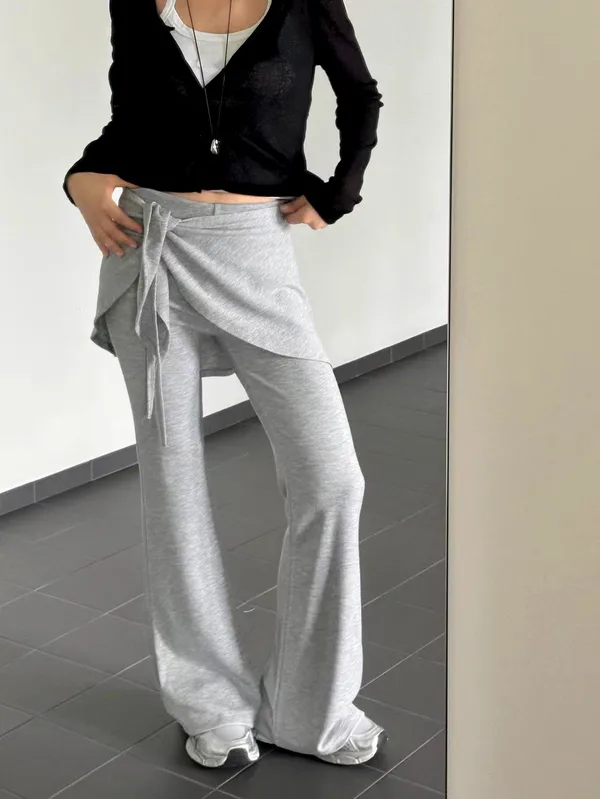 Stylish Casual Gray Women's Pants - Comfortable and Versatile