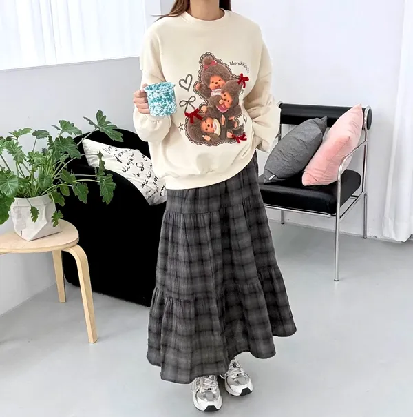Cute Pattern Women's Top, Comfortable Casual Style