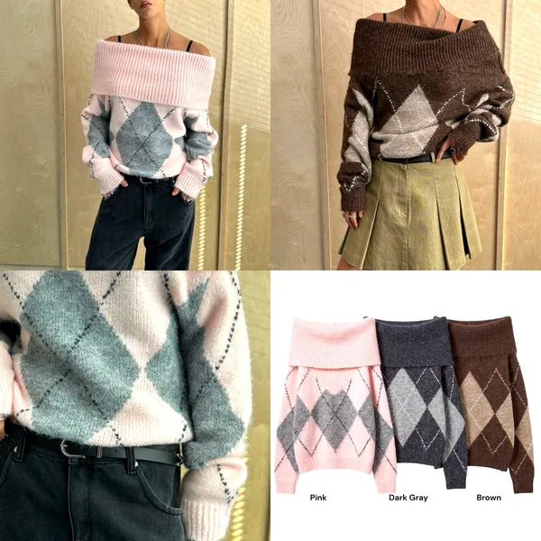 Fashion Color-Block Sweater, Elegant Casual Style