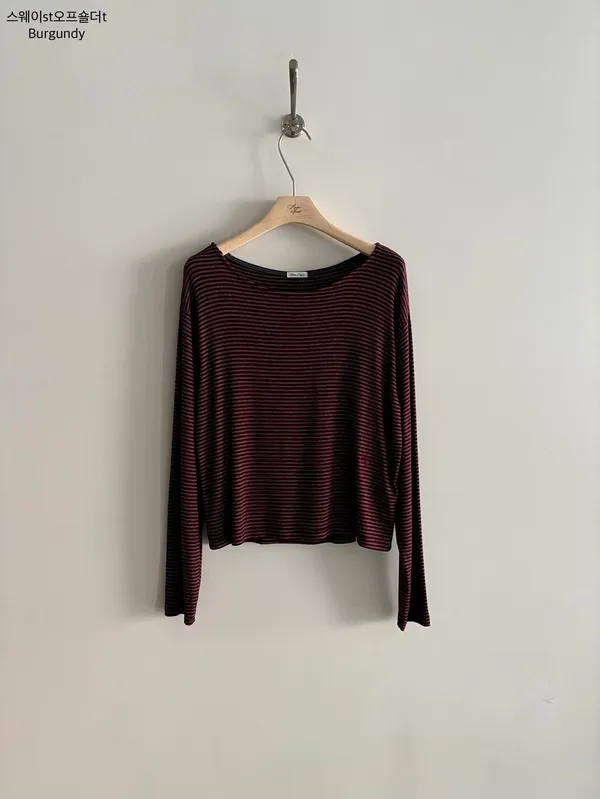 Stylish Striped Long Sleeve T-Shirt, Comfortable and Versatile