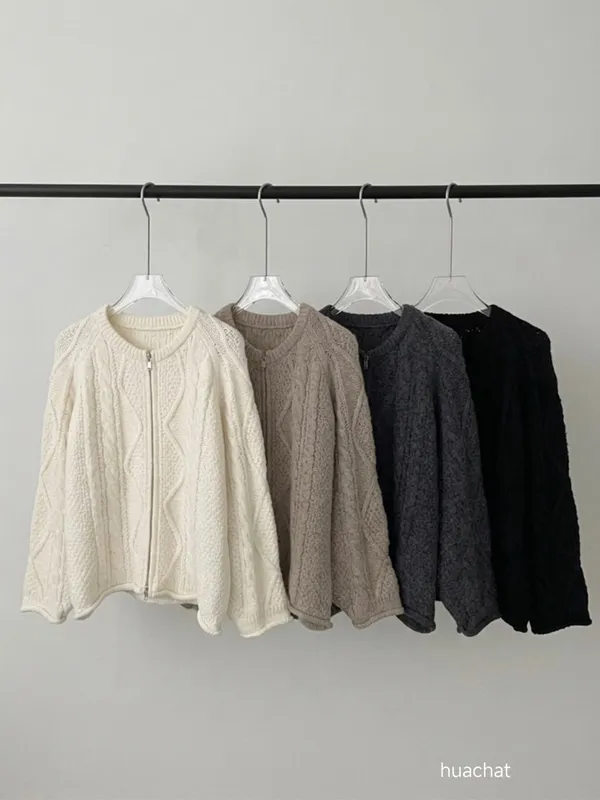 Classic Knitted Cardigan Jacket, Comfortable and Versatile