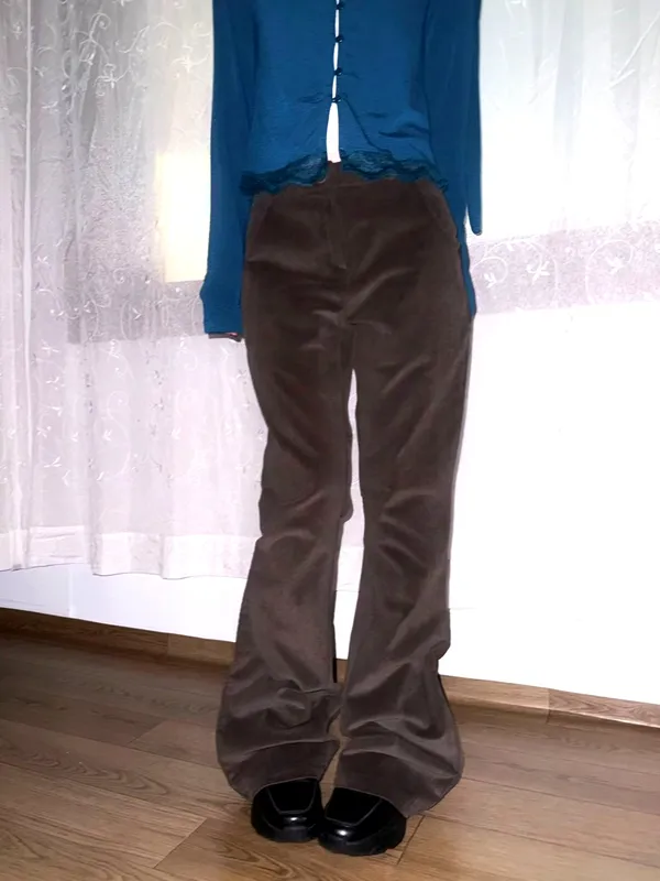 Elegant High-Waisted Women's Pants with Comfortable Fit