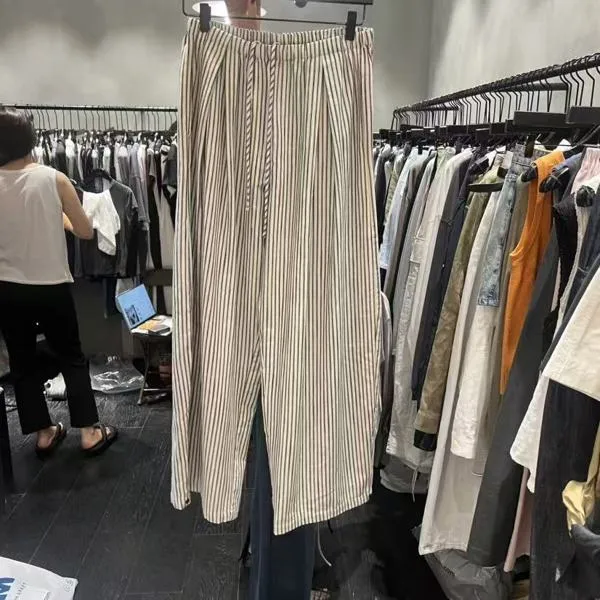 Striped Loose Casual Pants - Comfortable and Breathable for Summer Wear