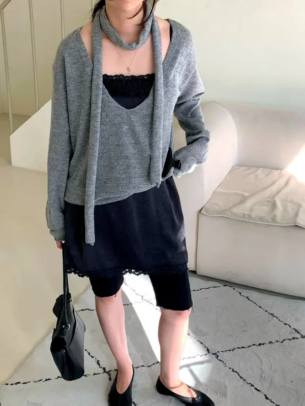 Elegant Knitted Sweater - Soft and Comfortable for Everyday Wear