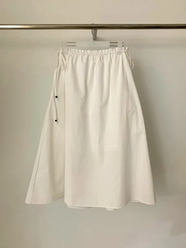Minimalist White Women's Dress - Lightweight and Comfortable