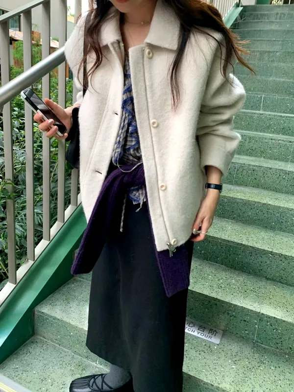 Elegant and Graceful Women's Long Skirt, Lightweight and Comfortable, Perfectly Paired with Spring and Autumn Coats