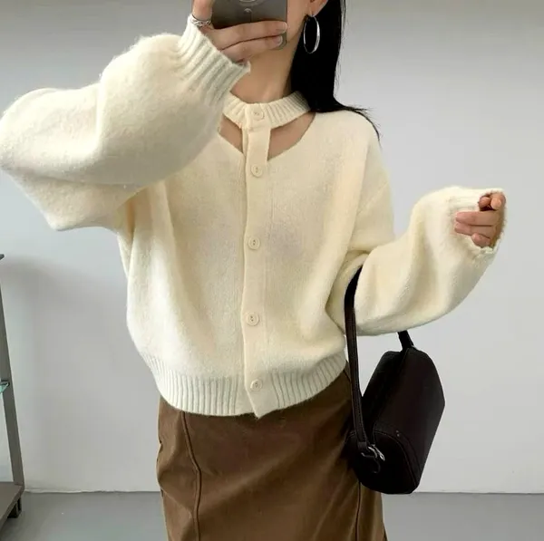 Warm and Comfortable Women's Cardigan, Fashionable and Versatile