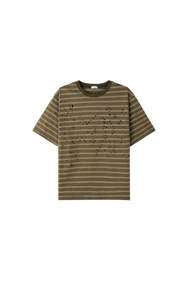 Stylish Striped Men's Top - Comfortable, Breathable, and Versatile