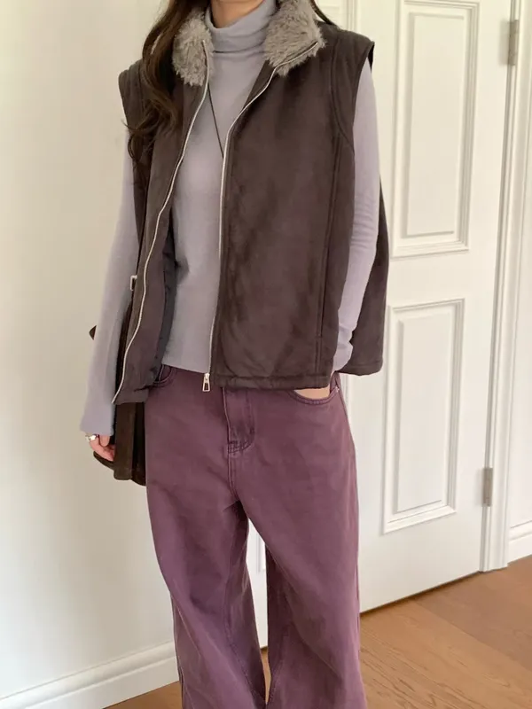 Fashion Women's Vest Jacket, Comfortable and Warm, Versatile Design