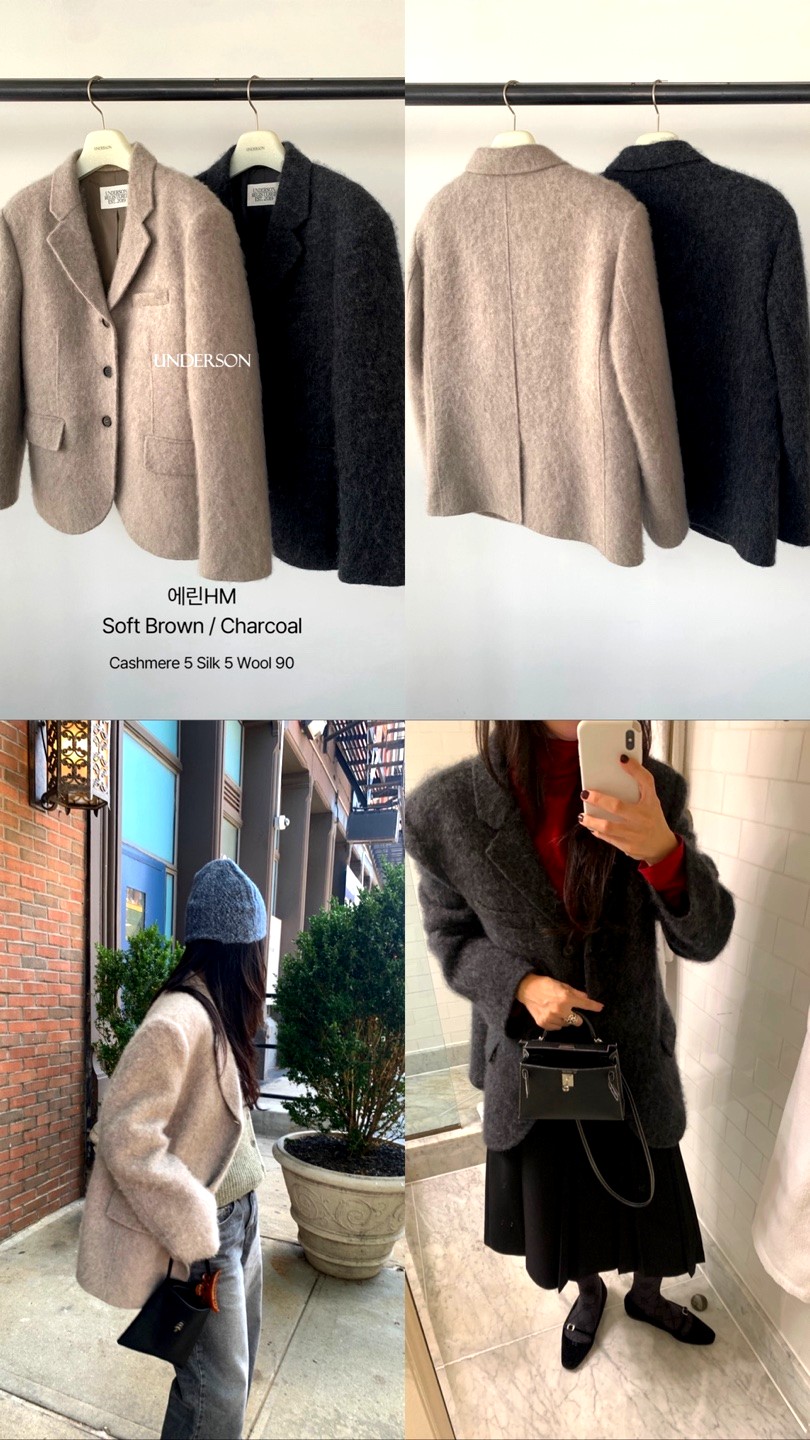 우아한 울 혼합 여성 코트 - 패셔너블하고 다재다능한