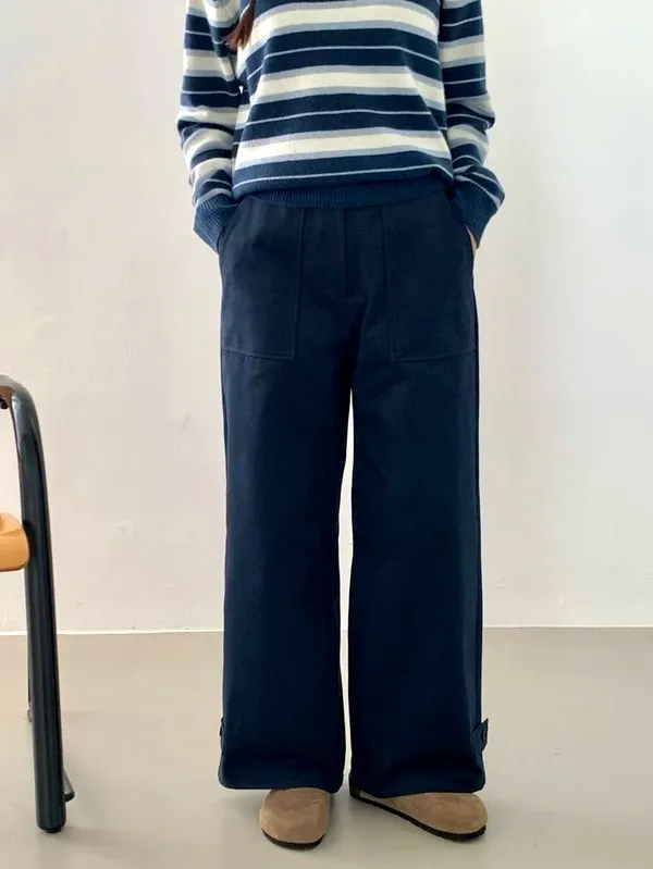 Fashionable Loose-Fit Casual Pants - Comfortable and Versatile for Everyday Wear
