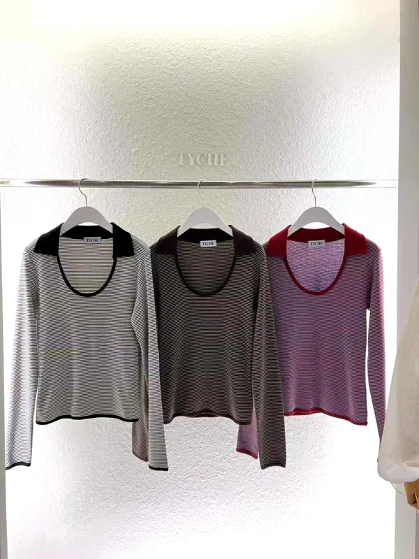 Stylish Striped Women's T-Shirt, Comfortable and Versatile