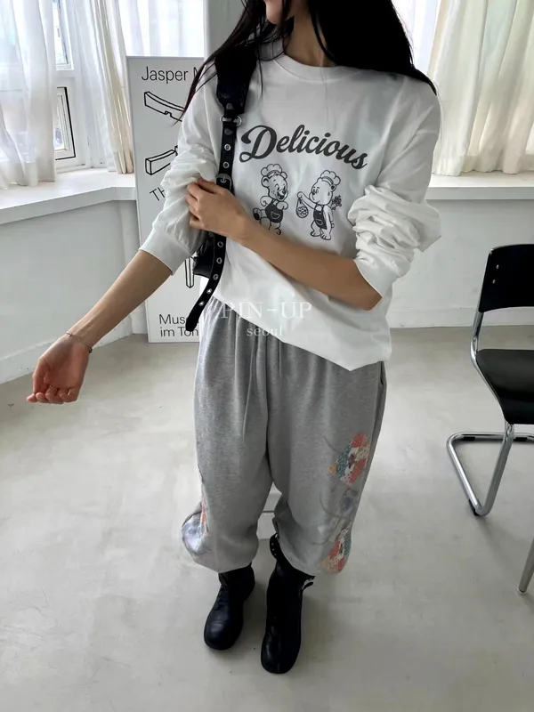Cute Cartoon Pattern Women's T-Shirt, Comfortable and Stylish