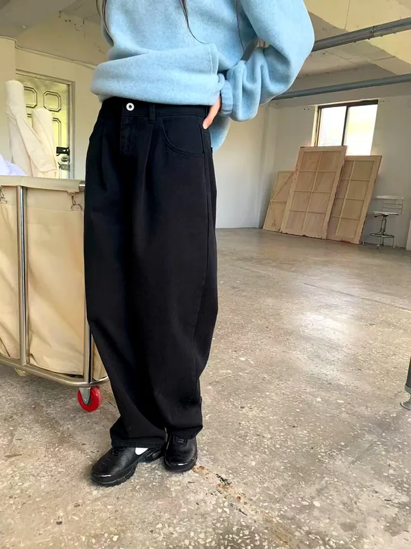 Stylish Casual Black Pants - Comfortable and Versatile