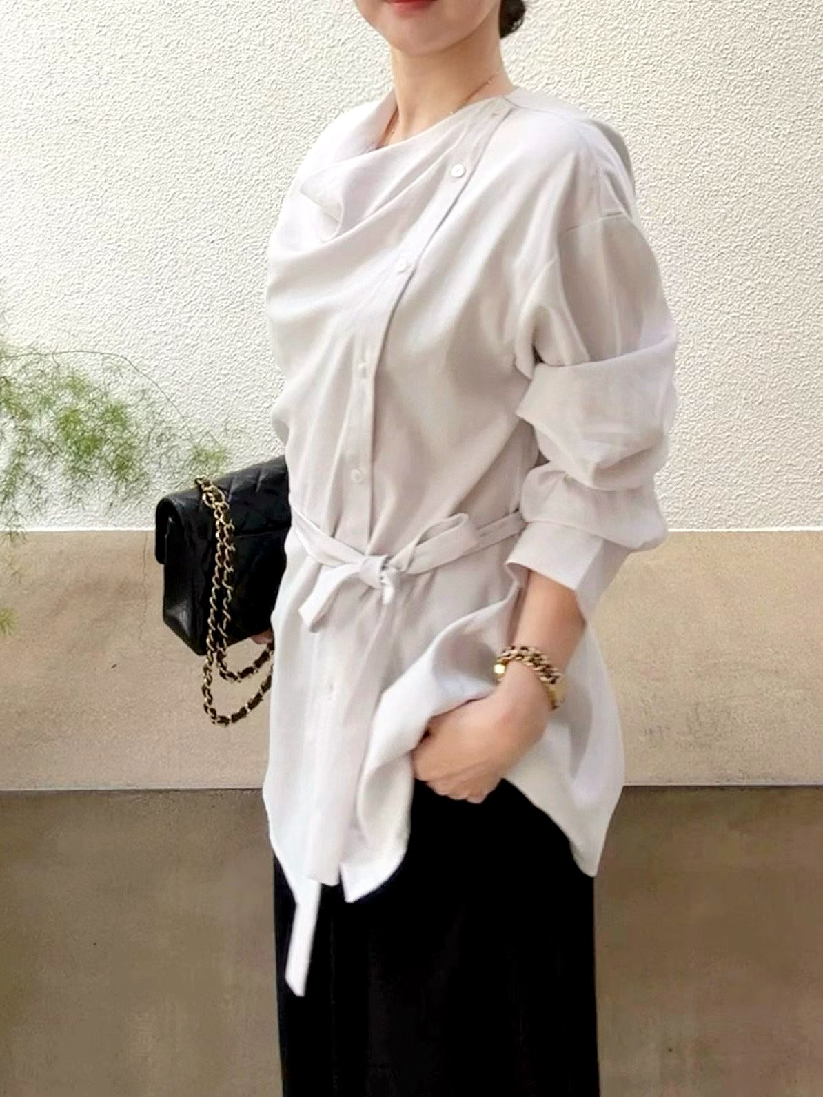 패셔너블한 다재다능 여성 탑, 우아한 디자인, 편안한 원단