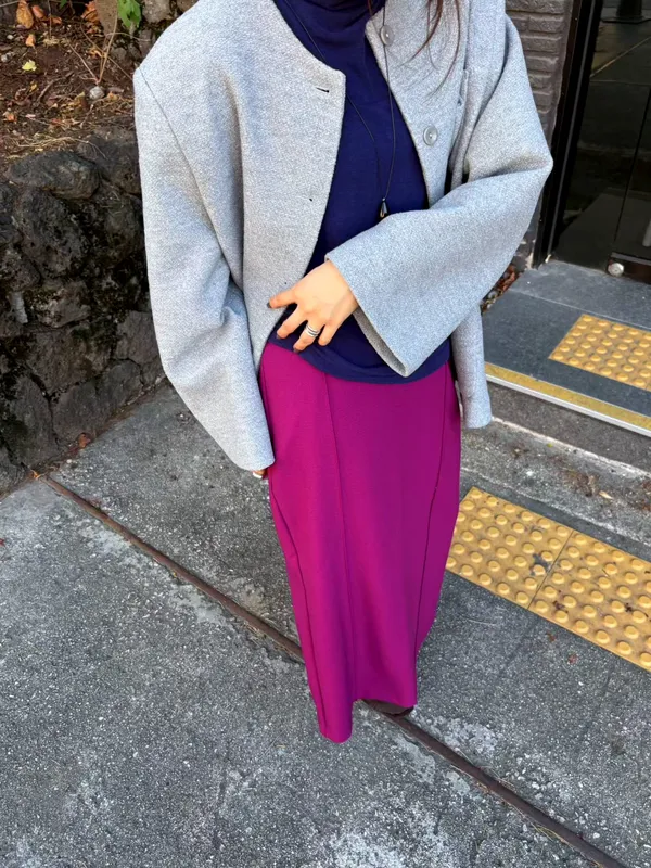 Elegant Purple Long Dress for Women - Showcase Your Graceful Charm