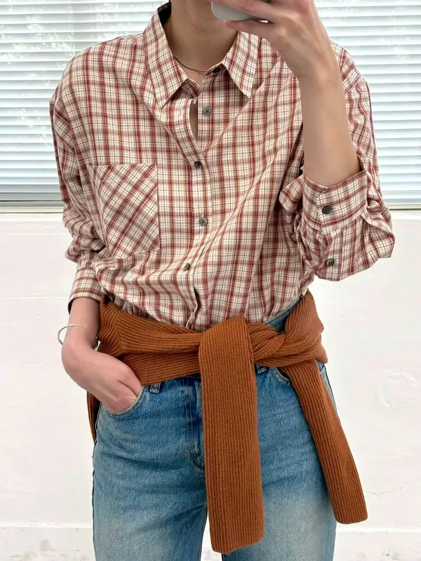 Stylish Plaid Shirt for Effortless Casual Looks