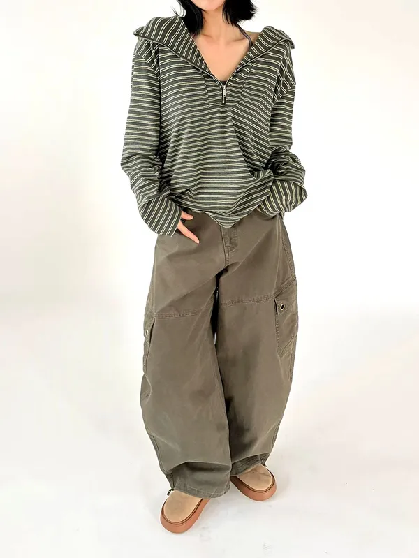 Stylish Striped Women's Top - Comfortable Casual Wear