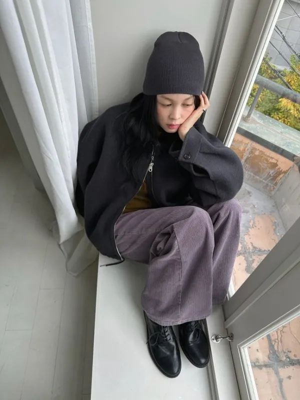 ファッショナブルなルーズフィット女性用ジャケット