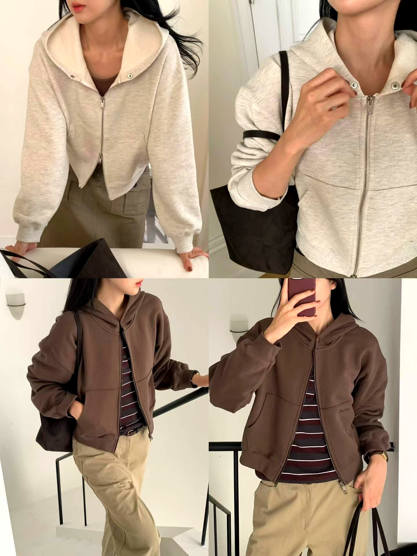 트렌디한 캐주얼 여성 자켓, 편안하고 다재다능한 봄 가을 아이템