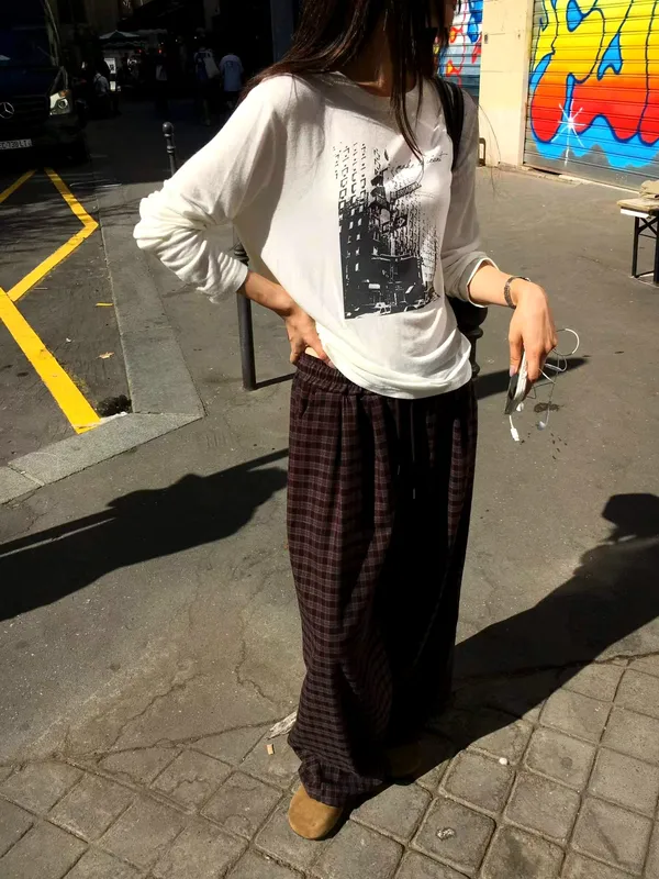 Casual Loose Plaid Pants - Comfort Meets Style