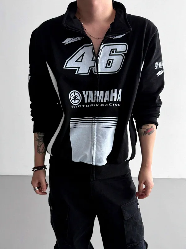 YAMAHA Racing Style Men's Top - Stylish Casual Jacket