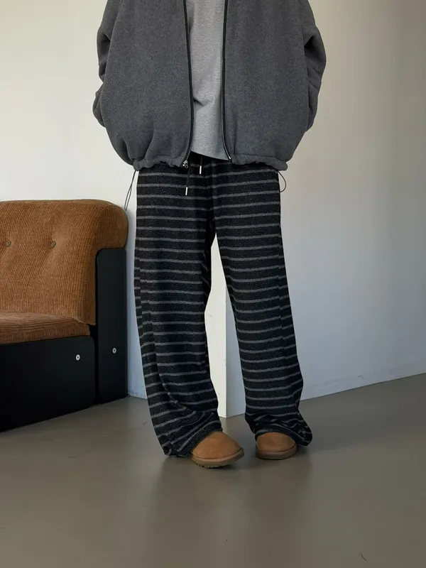 Stylish Striped Loose Casual Pants - Comfortable and Versatile