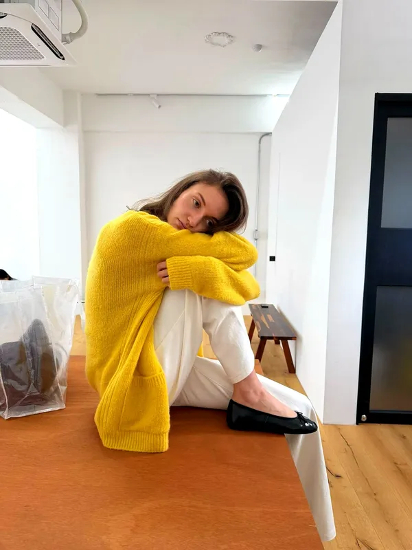 Stylish Eye-Catching Yellow Cardigan - Soft and Comfortable, Perfectly Paired