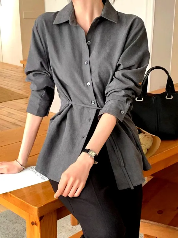 Stylish Minimalist Women's Top, Elegant Quality Shirt New Arrival